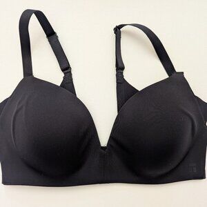 Tommy John Comfort Smoothing Lightly Lined Wireless Bra - Black 34C